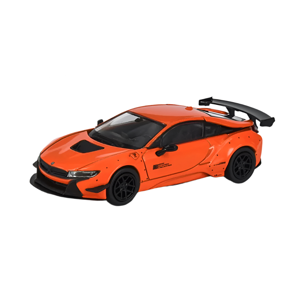 ミニカー i8 BMW i8 Liberty Walk Hardtop, Orange - Paragon PA55144OR - 1