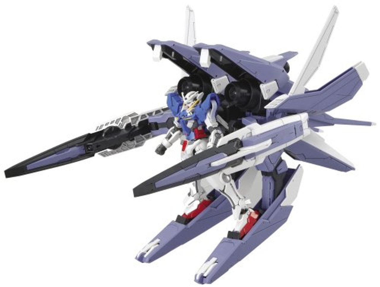 Bandai Hobby Mobile Suit Gundam 00 GN Arms Type E and Gundam Exia High Grade 1:144 Scale Model Kit