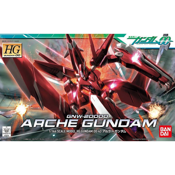 Bandai Hobby Mobile Suit Gundam 00 Arche Gundam High Grade 1/144 Scale Model Kit