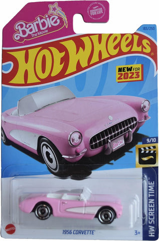 Hot Wheels 1956 Corvette HW Screen TIme 9/10 [Pink] 183/250