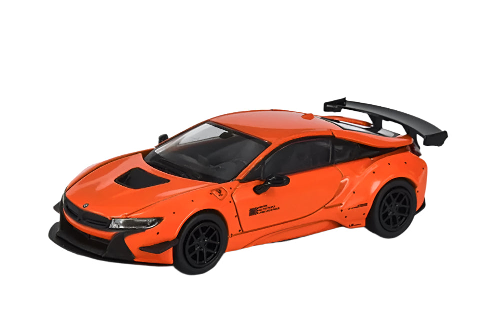 BMW i8 Liberty Walk Hardtop, Orange - Paragon PA55144OR - 1/64 scale D