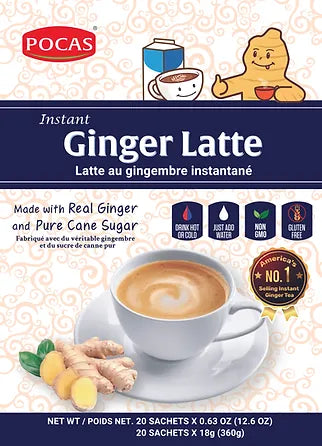 Pocas Honey Ginger Tea Latte Flavor