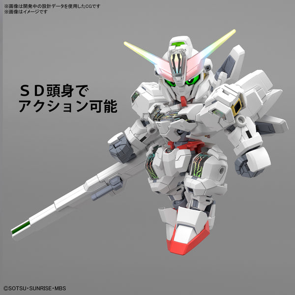 Bandai Hobby Mobile Suit Gundam The Witch from Mercury Gundam Calibarn SD Gundam Cross Silhouette Model Kit