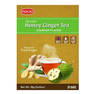 Pocas Honey Ginger Tea, Soursop Flavor