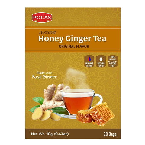 Pocas Honey Ginger Tea, Original Flavor