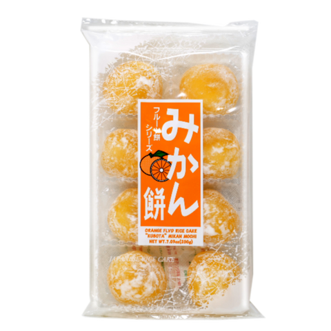 Kubota Japanese Fruit Mochi Fruits Daifuku (Rice Cake), Orange