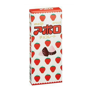 Meiji Apollo Strawberry Chocolate Candy