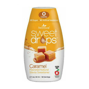 Sweetleaf Sweet Drops Caramel Flavored Natural Stevia Sweetener