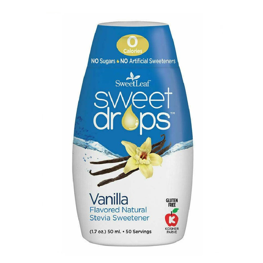 Sweetleaf Sweet Drops Vanilla Flavored Natural Stevia Sweetener