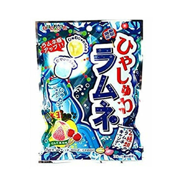 Senjaku Cool Soda Ramune Hard Candy