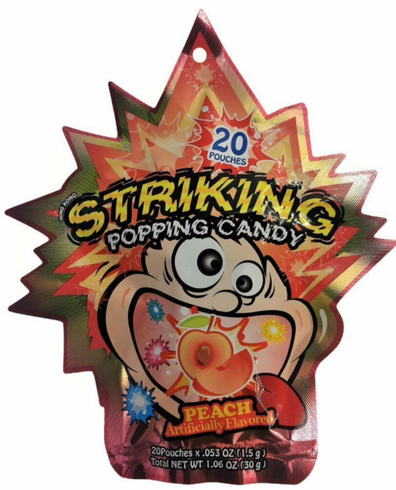 Striking Popping Candy, Peach