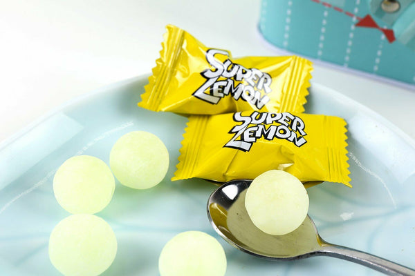 Nobel Japanese Hard Candy, Super Lemon Candy Sour Fizzy Taste