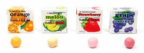 Marukawa Marble Bubble Gum 8 Pack Lot Fruit Flavors
