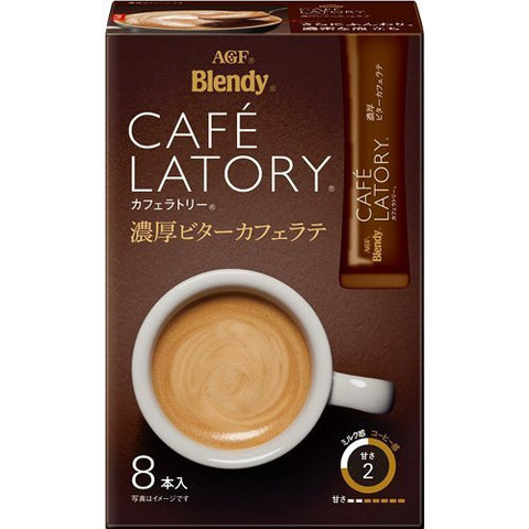 AGF Blendy, Cafe Latory Instant Rich Bitter Cafe Latte