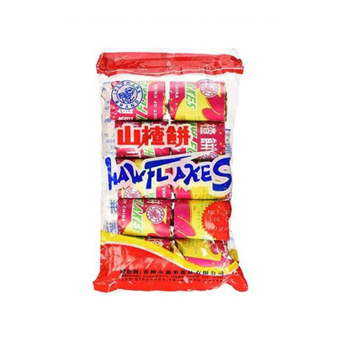 3 Flowers Brand Hawflakes Traditional Chinese Hard Fruit Candy